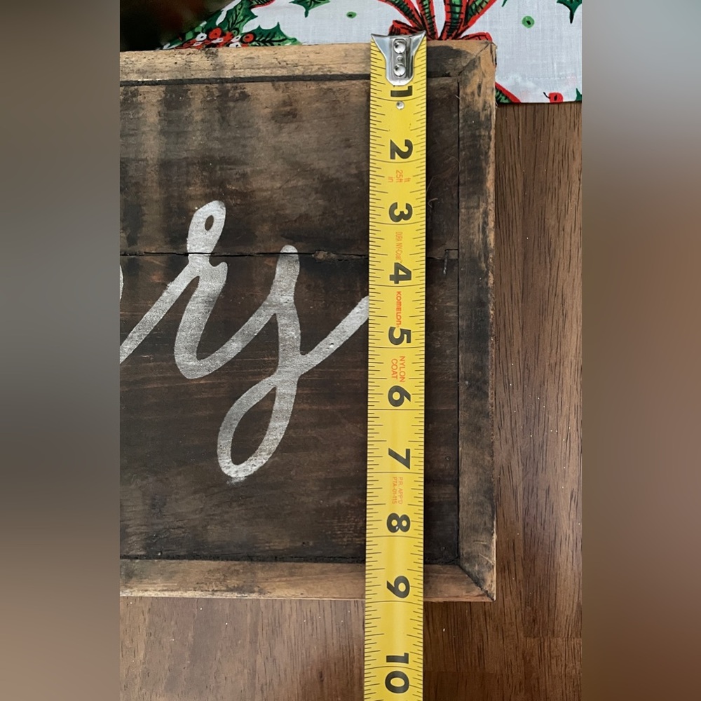 Rustic/Distressed Wood “Mr. & Mrs.” Sign - Picture 5 of 6